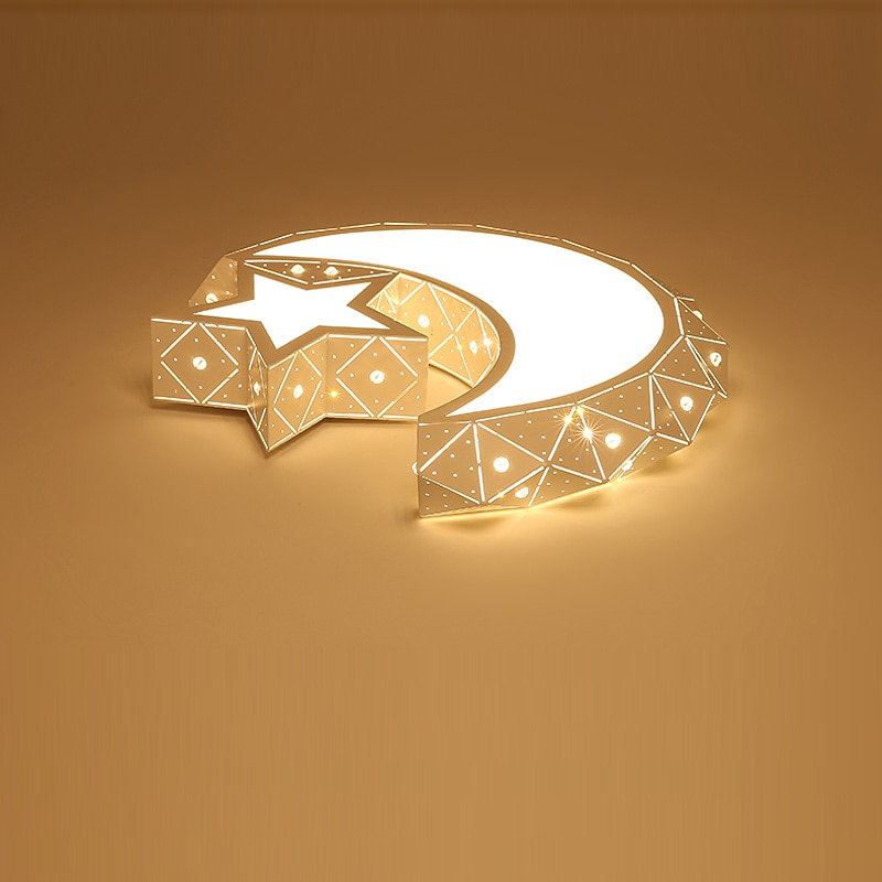 1-Light 40 cm Bulb Included Flush Mount Lights Metal Acrylic Painted Finishes Chic & Modern Star Design 110-120V / 220-240V2