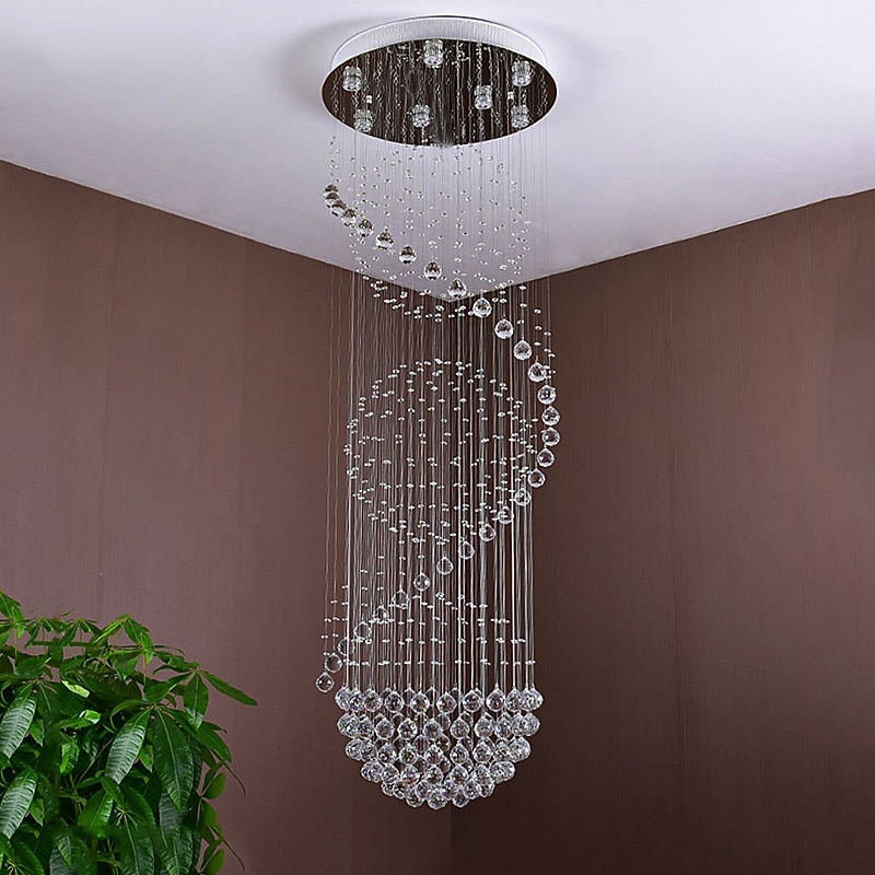 60 cm Line Design Chandelier Metal Electroplated Modern 220-240V4