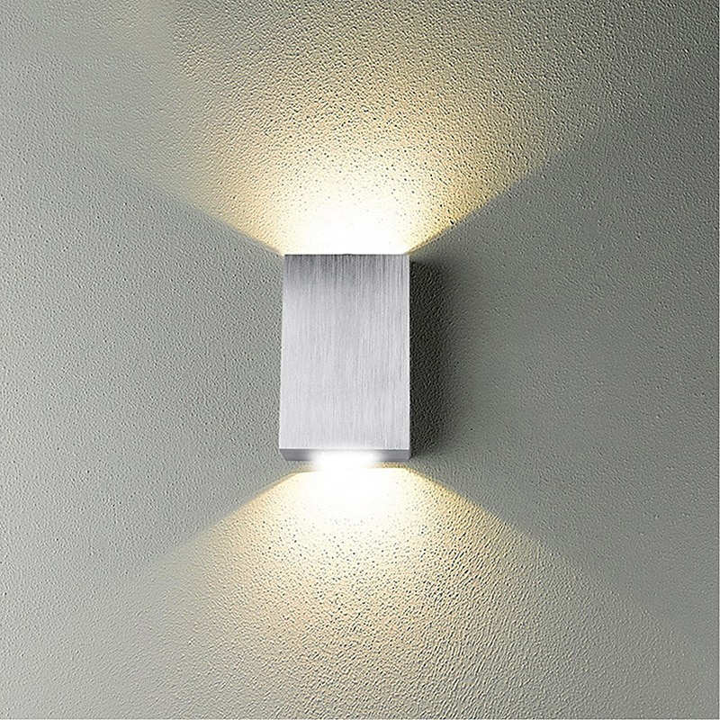 Lightinthebox 2-Light LED Novelty Wall Lamps Modern Luxury Wall Sconces Metal Cuboid Design Wall Light 85-265V 2W2