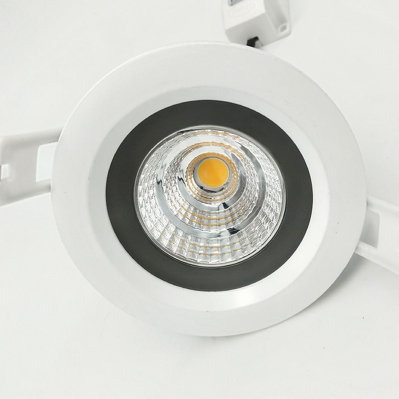 7W Waterproof Dimmable 600-650LM White Round COB LED ceiling light Semi outdoor Cold White/Warm White/ AC110V/AC220V/AC12V2