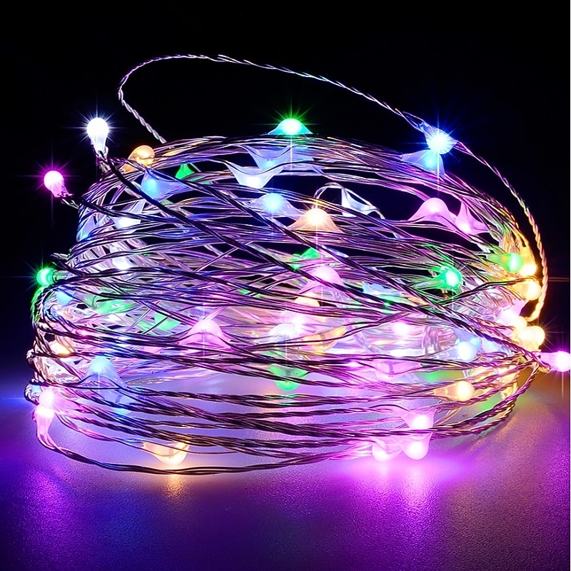 Elegant Wedding Reception Party USB 5m String Lights 50 LEDs Led Waterproof Lamp Christmas Wedding New Year4