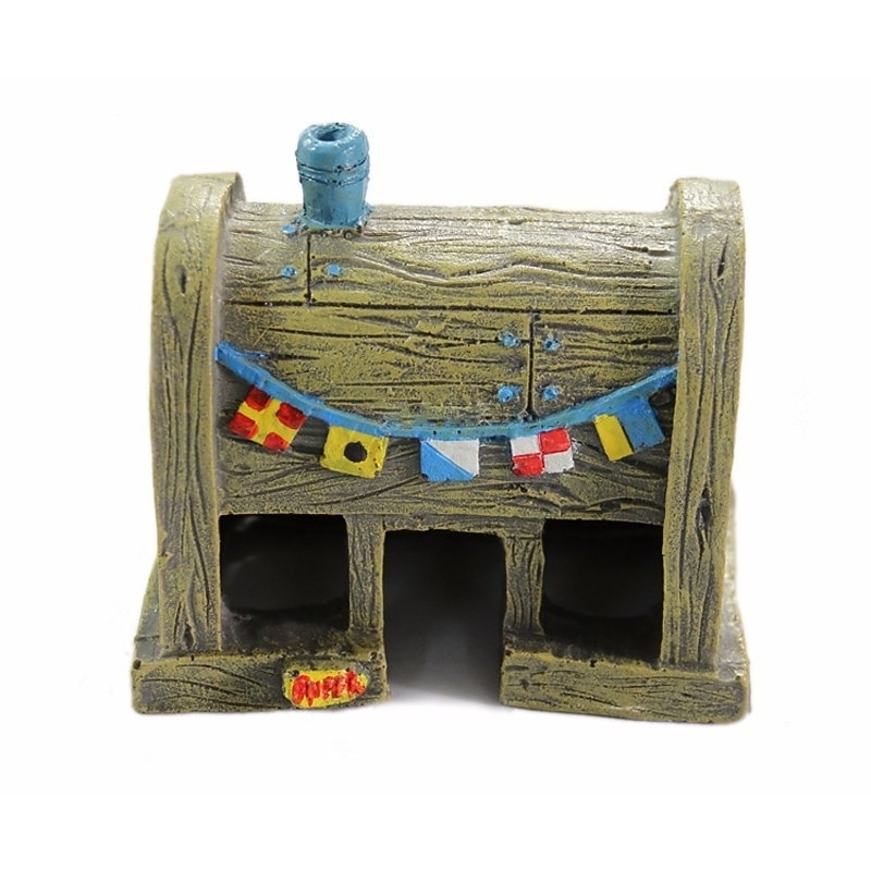 Mini Aquarium Fish Tank Ornaments Cartoon Pineapple House for Fish Tank Aquarium Decoration Aquarium Home Accessories4