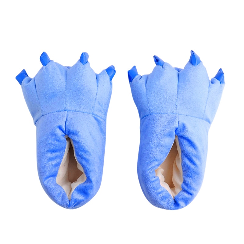 Adults' Solid Colored Kigurumi Pajamas Slippers Monster Blue Monster Onesie Pajamas Kigurumi Pajamas Pajamas For Men and Women Halloween Cartoon2