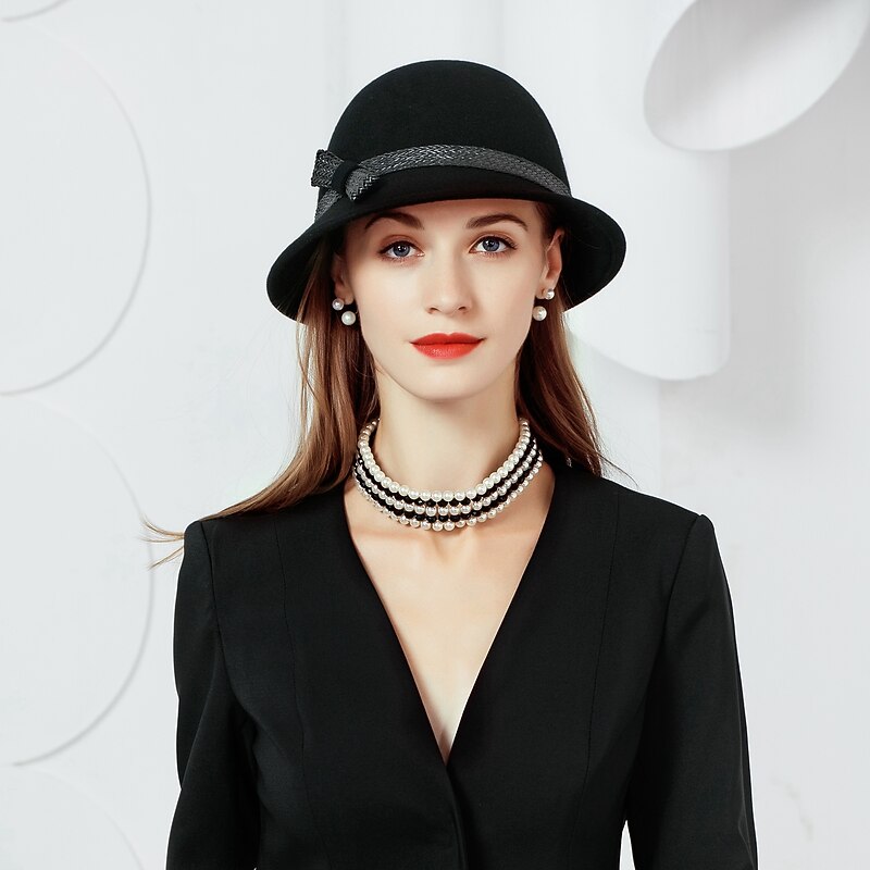 Wool Kentucky Derby Hat / Hats with 1 Special Occasion / Party / Evening Headpiece2