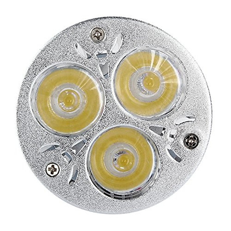 10pcs 9W LED Light Bulb Spotlight 900lm MR16 3 LED Beads LED Decorative Warm Cold White for Landscape Recessed Track Lighting AC12V 90W Halogen Equivalent4