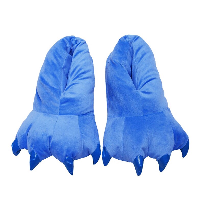 Adults' Solid Colored Kigurumi Pajamas Slippers Monster Blue Monster Onesie Pajamas Kigurumi Pajamas Pajamas For Men and Women Halloween Cartoon3