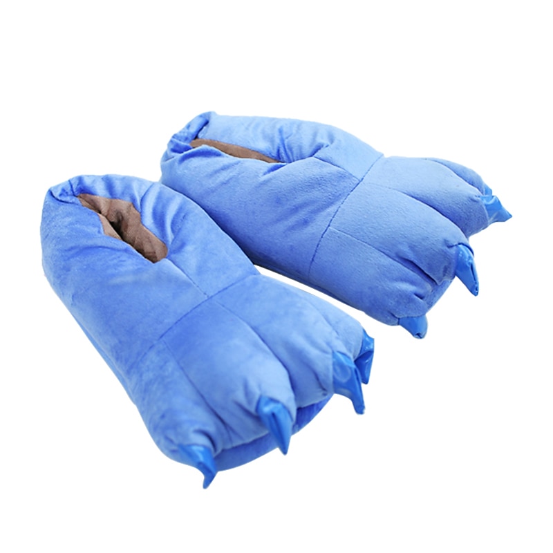 Adults' Solid Colored Kigurumi Pajamas Slippers Monster Blue Monster Onesie Pajamas Kigurumi Pajamas Pajamas For Men and Women Halloween Cartoon