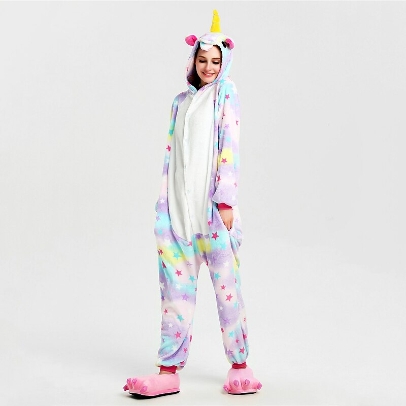 Adults' Embroidered Fashion Onesie Costume Carnival Costume Unicorn Flying Horse Onesie Pajamas Kigurumi Pajamas For Men and Women Christmas Carnival Children's Day Cartoon4