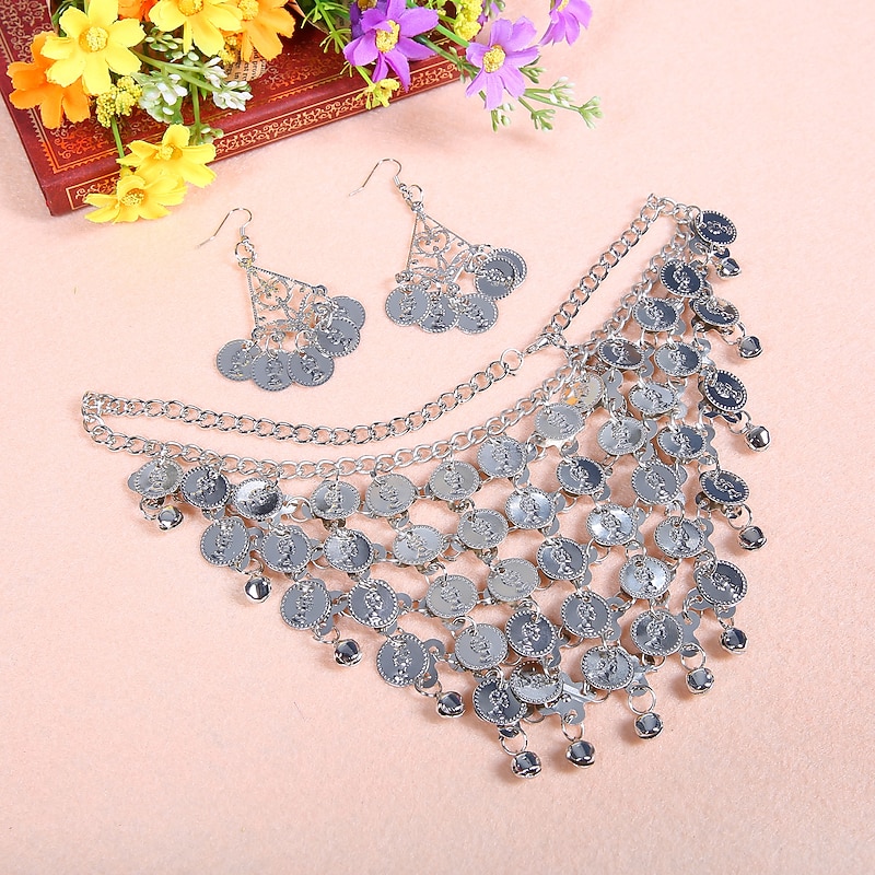 Dance Accessories Jewelry Women's Training Metal Coin / Belly Dance / Performance4