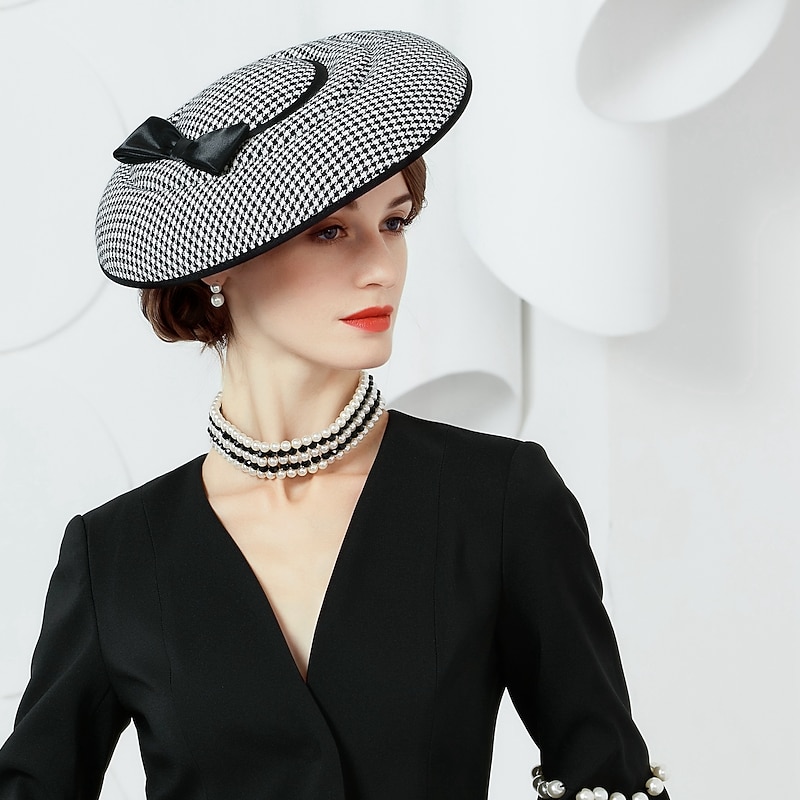 Silk / Twill Weave Kentucky Derby Hat / Hats with 1 Piece Wedding / Party / Evening / Tea Party Headpiece