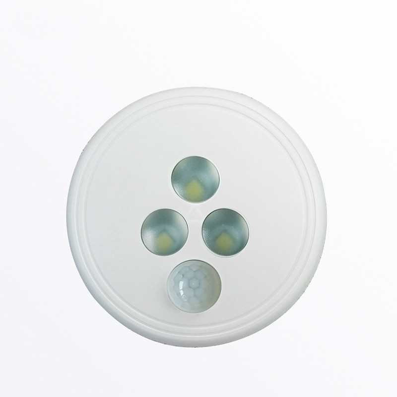 1pc 1.5W 3 LEDs Easy Install / Motion Sensor LED Ceiling Lights Ceiling / Wall / Residential / RoHS / FCC - Main Image