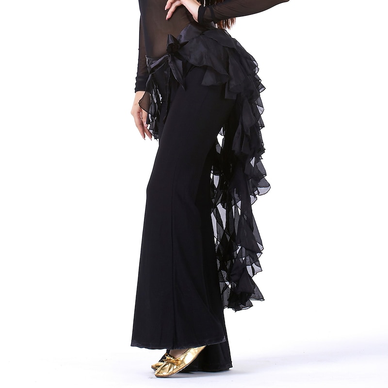 Belly Dance Hip Scarf Ruffles Women's Chiffon / Ballroom3