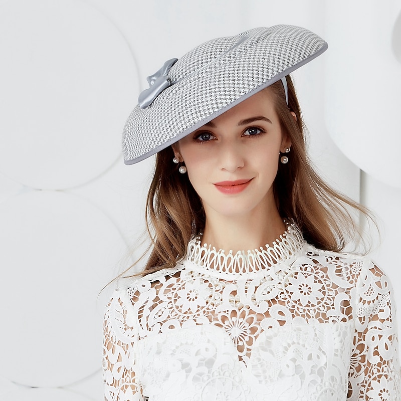 Silk / Twill Weave Kentucky Derby Hat / Hats with 1 Piece Wedding / Party / Evening / Tea Party Headpiece3