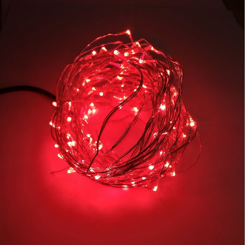 Waterproof 10M 100 LED USB 5V Fairy String Lights Firefly Lights Christmas Decor Christmas Lights Multi Color4
