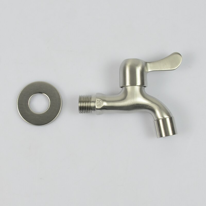 Stainless Steel Single Handle Faucet Accessory,Superior Quality Wall Installed Washing Machine Tap3