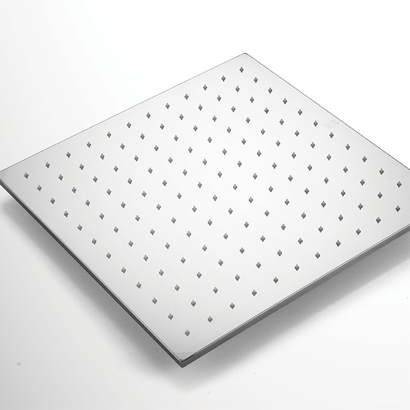 580*500 Chrome Shower Faucets Sets Complete with Stainless Steel Shower Head and Solid Brass Handshower Ceiling Mounted Rainfall Shower Head System Contain Shower Faucet Rough-in Valve Body and Trim3