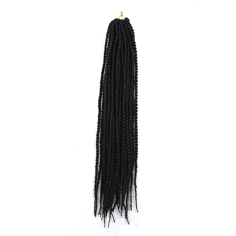 Faux Locs Dreadlocks Senegalese Twist Box Braids Synthetic Hair Braiding Hair 1pack3