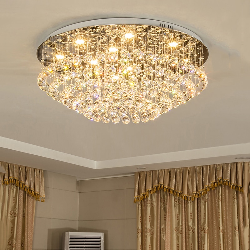 8-Light 70 cm Chandelier Metal Electroplated 110-120V 220-240V