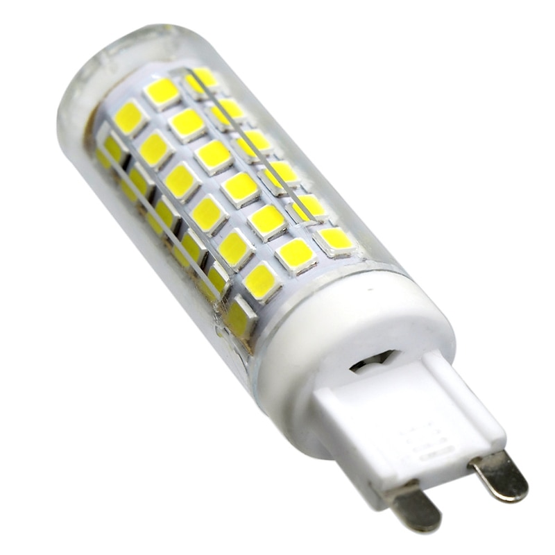 6pcs G9 9W 76LED 2835SMD Corn LED Lamp Bulb Warm Cool Natural White AC110-240V 75W Halogen Bulb Equivalent 750lm Non Flicker2
