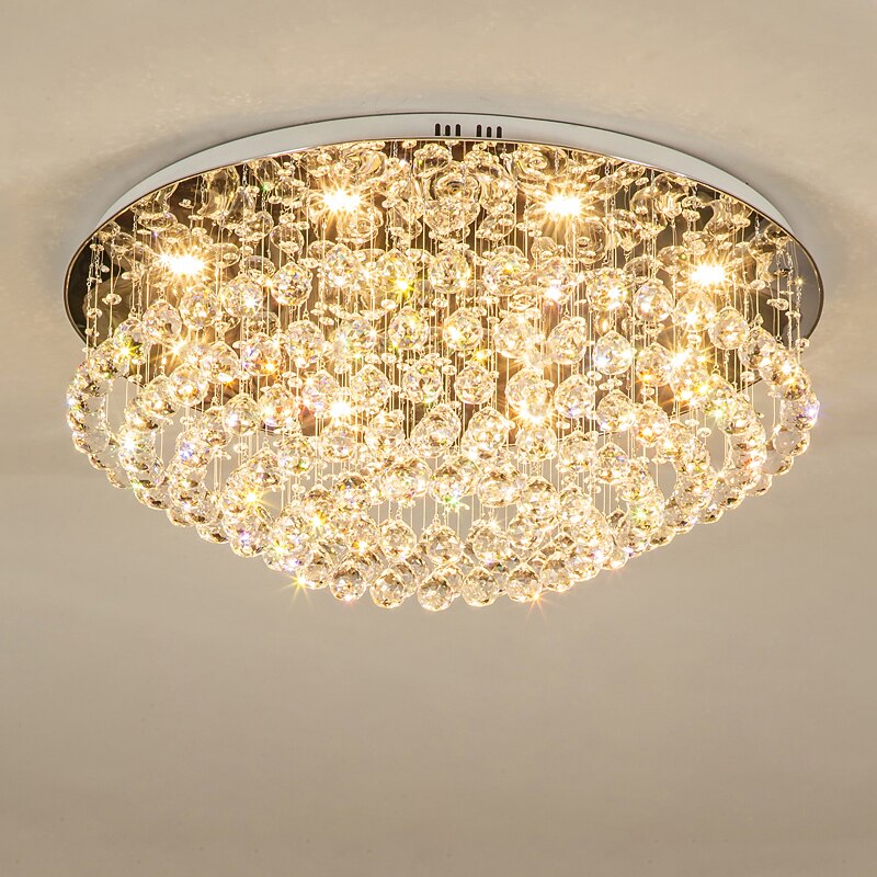 8-Light 70 cm Chandelier Metal Electroplated 110-120V 220-240V3