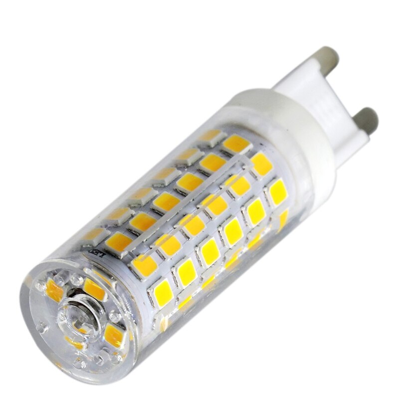6pcs G9 9W 76LED 2835SMD Corn LED Lamp Bulb Warm Cool Natural White AC110-240V 75W Halogen Bulb Equivalent 750lm Non Flicker3