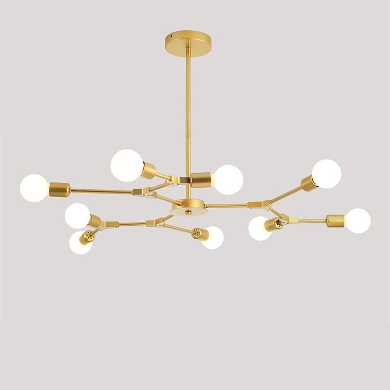 9-Light Northern Europe Chandelier 9 Head Modern Metal Molecules Pendant Lights  Living Room Dining Room Bedroom Painted Finish2