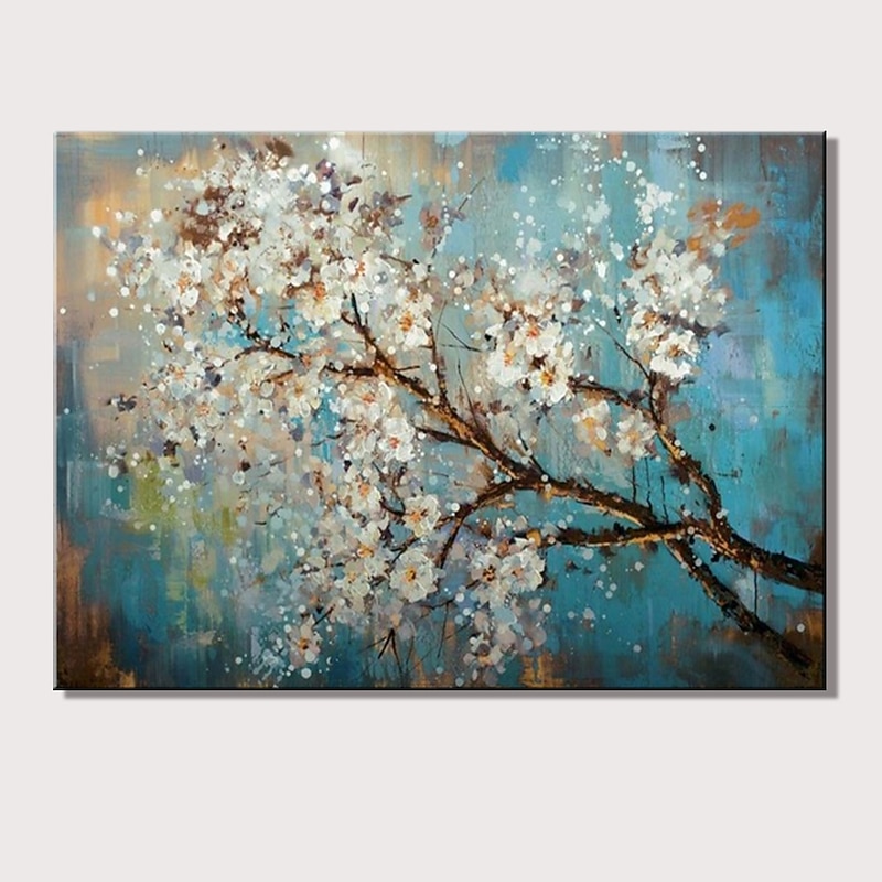 Oil Painting Handmade Hand Painted Wall Art Flower Blossom Tree Home Decoration Décor Rolled Canvas No Frame Unstretched4