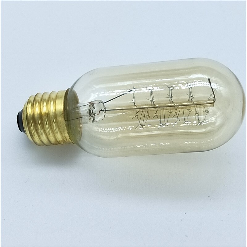 1pc 40W E26/E27 T45 Warm White 2200-2700k K Retro Dimmable Decorative Incandescent Vintage Edison Light Bulb 220-240V4