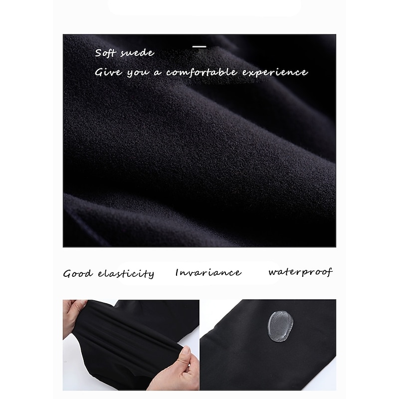 Figure Skating Jacket with Pants Women's Girls' Ice Skating Pants / Trousers Leggings Outfits Black Blue Fuchsia Fleece Spandex Stretchy Training Practice Competition Skating Wear Thermal Warm4