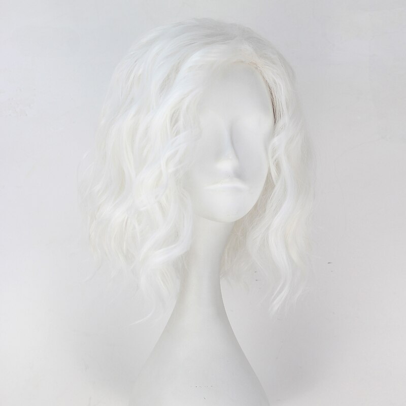 White Wig Game of Thrones Cosplay Wigs All 14 inch Heat Resistant Fiber Anime Wig Halloween Wigs3