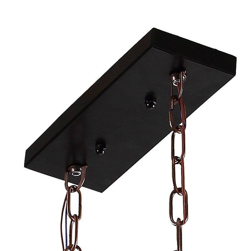 8-Light 68 cm Mini Style Chandelier Metal Glass Painted Finishes Rustic / Lodge / Artistic 110-120V / 220-240V3