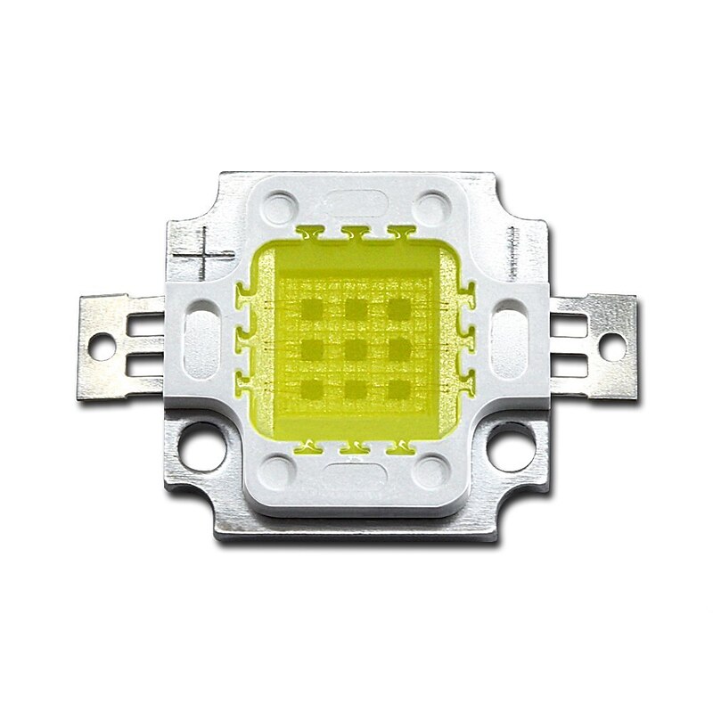 10W High Power Integrated LED Natural White / Gold Wire Welding of Copper Bracket(DC9-12V 900uA)2