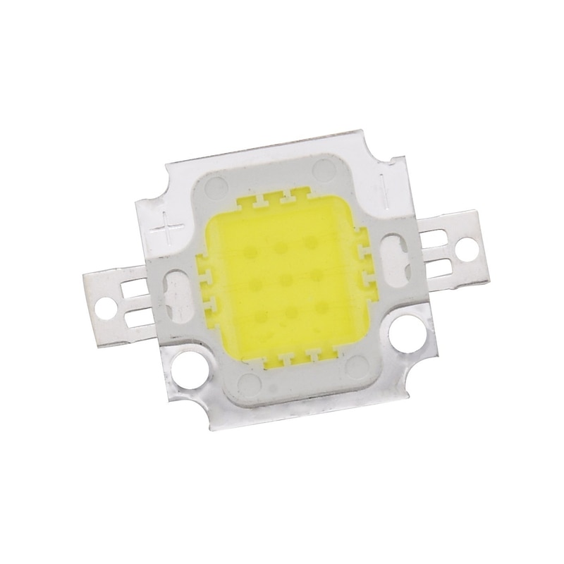 10W High Power Integrated LED Natural White / Gold Wire Welding of Copper Bracket(DC9-12V 900uA)
