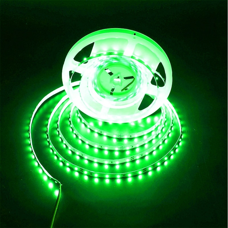 White LED light strip 2x16 FT Warm Light White Light Red Blue Green White Strip Lighting 600 LED 2835 Flexible Ribbon Light 12V Rope Light Suitable for Kitchen Cabinet Bedroom Wardrobe2