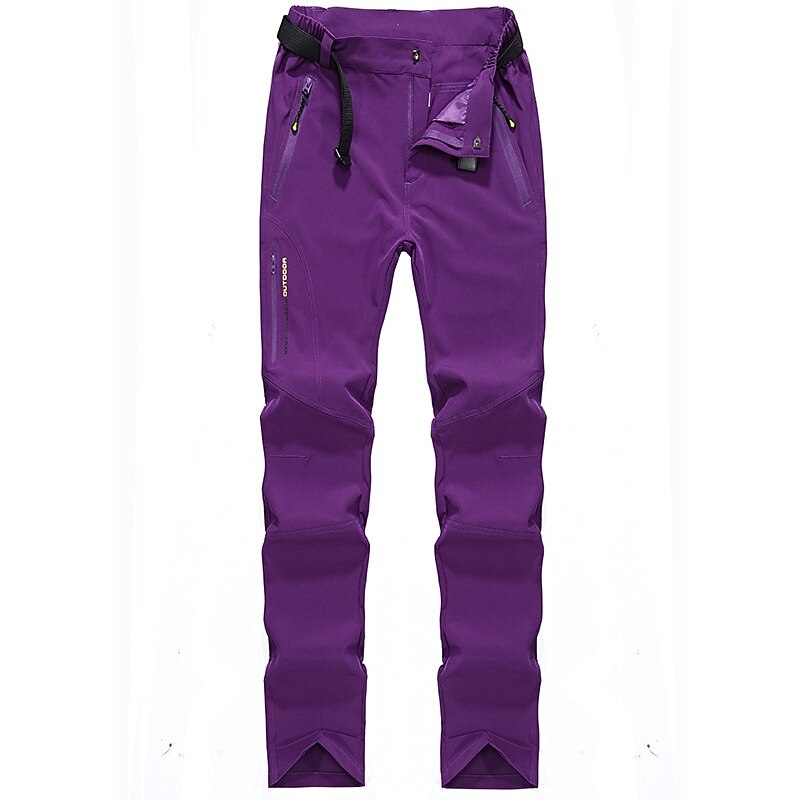 Women's Hiking Pants Trousers Summer Outdoor Sunscreen UV Resistant Quick Dry Lightweight Pants / Trousers Bottoms Violet Black Spandex Camping / Hiking Fishing Hiking M L XL XXL XXXL3