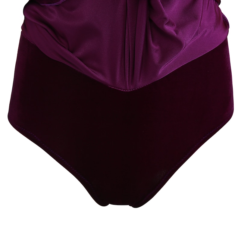 Figure Skating Dress Women's Girls' Ice Skating Dress Outfits Yan pink Amethyst Violet Flower Spandex High Elasticity Competition Skating Wear Warm Handmade Jeweled Rhinestone Long Sleeve Ice Skating 17