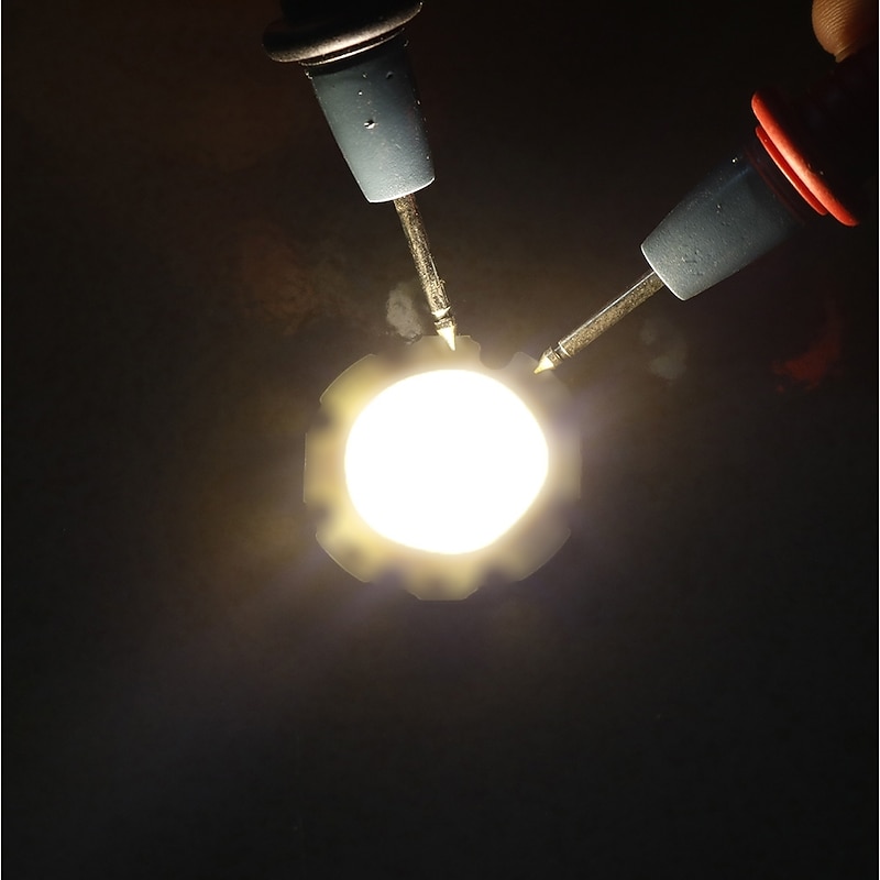 9W Round COB Led Chip Smart IC AC 220V for DIY Ceiling Light Downlight Spotlight Warm/Cold White (6 Pcs)2