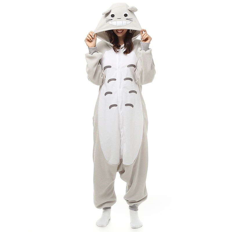 Adults' Cartoon Onesie Costume Carnival Costume Cartoon Onesie Pajamas Kigurumi Pajamas Funny Costume For Men and Women Christmas Carnival New Year Cartoon