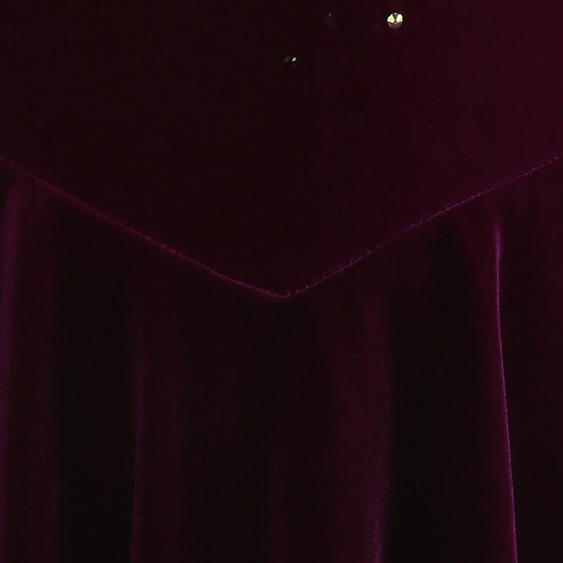 Figure Skating Dress Women's Girls' Ice Skating Dress Outfits Yan pink Amethyst Violet Flower Spandex High Elasticity Competition Skating Wear Warm Handmade Jeweled Rhinestone Long Sleeve Ice Skating 8