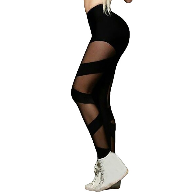 Latin Dance Pants Split Joint Women's Training Performance High Elastic Charmeuse2