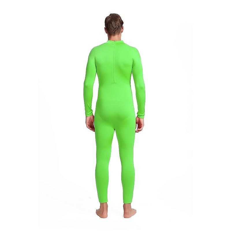 Zentai Suits Cosplay Costume Skin Suit Carnival Costume Full Body Suit Men's Women's Sex Solid Colored Spandex Lycra Costume for Christmas Halloween Carnival Adults'3