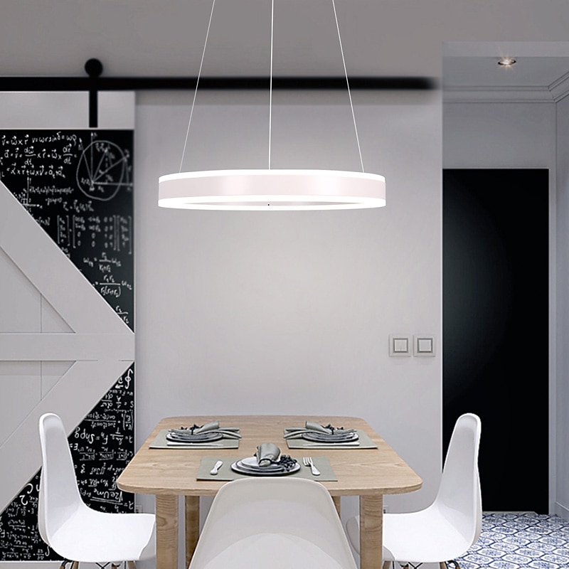 2-Light LED Pendant Light Metal Acrylic Circle Painted Finishes Modern Contemporary 110-120V 220-240V2