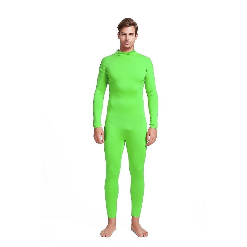 Zentai Suits Cosplay Costume Skin Suit Carnival Costume Full Body Suit Men's Women's Sex Solid Colored Spandex Lycra Costume for Christmas Halloween Carnival Adults'2