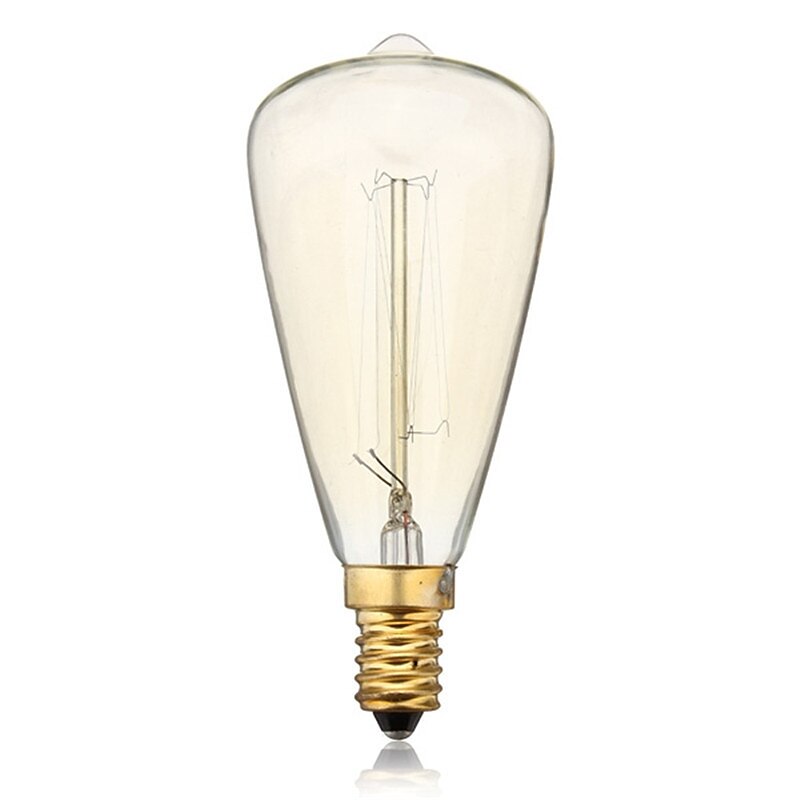 10pcs 40 W E14 ST48 Warm White 2200-2700 k Retro / Dimmable / Decorative Incandescent Vintage Edison Light Bulb 220-240 V3