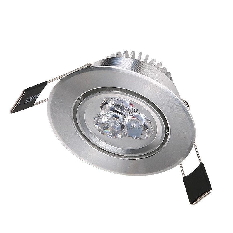 6pcs 3 W 300 lm 3 LED Beads Easy Install Recessed LED Recessed Lights Warm White Cold White 85-265 V Commercial Home / Office Living Room / Dining Room / RoHS / CE Certified4