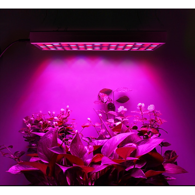 Grow Light for Indoor Plants LED Plant Growing Light Full Spectrum Panel Downlight Full Spectrum 25W 75LED AC85-265V Plants Flowers Vegetation AC 85-265V3