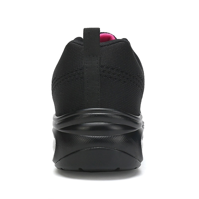 Women's Black Mesh Dance Sneakers with Air Cushion Sole - Ideal for Jazz, Hip-Hop, and Latin Dance - Breathable Lightweight Footwear for Comfort and Flexibility2