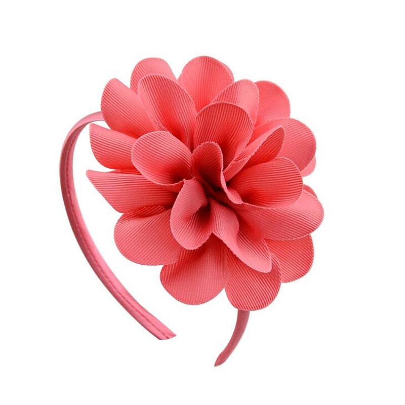 Headbands Sweet Style Flower Cotton Fabric Fascinators Kentucky Derby Hat Headpiece with Pure Color 1 PC Horse Race Ladies Day Melbourne Cup Headpiece2