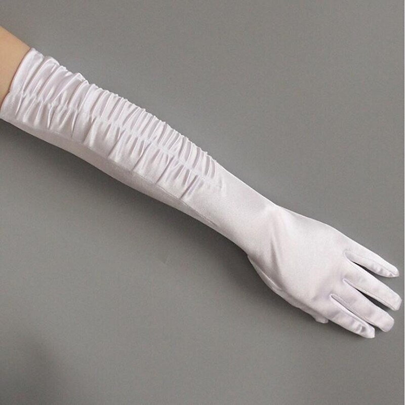 1950s 1920s Cocktail Dress Gloves Long Gloves The Great Gatsby Solid Color Patchwork Fancy Dress Women's Christmas Halloween New Year Party Prom Bachelorette Party Teen Adults' Gloves3