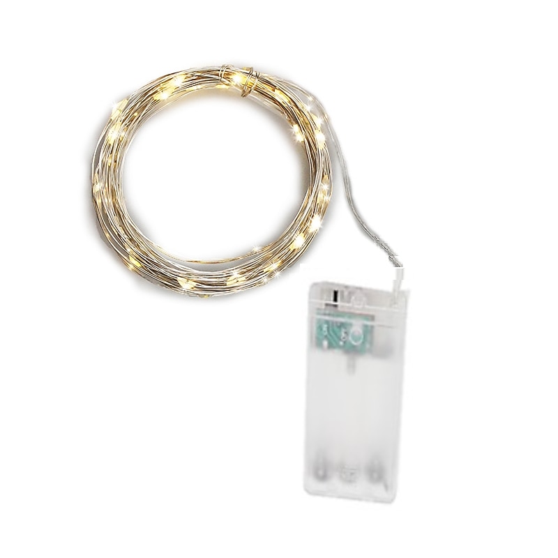 3M Waterproof String Lights, 30 LEDs Battery Powered Fairy Lights for Chritsmas Festivals & New Year Gifts
